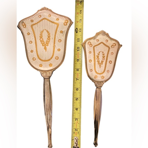 Vintage Brush + Hand Mirror from 1920 - Picture 1 of 4